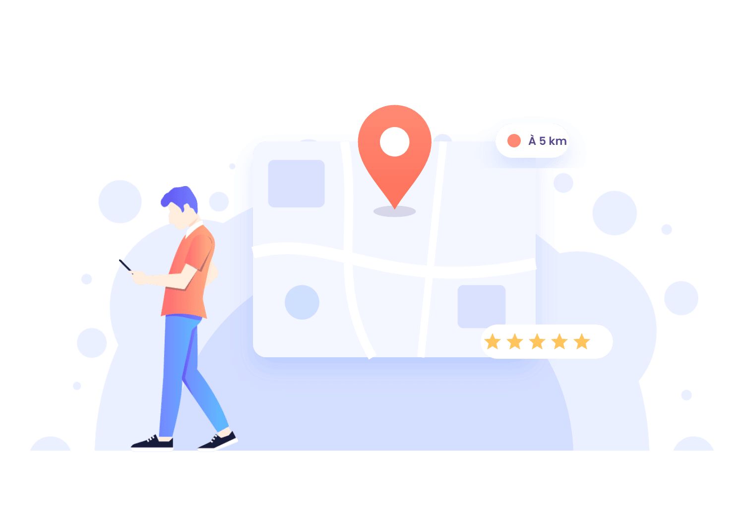 Illustration : Référencement local et fiche Google